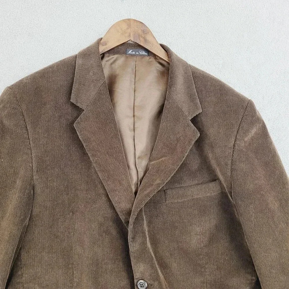 Alan Flusser Tan Corduroy Blazer - Picture 10 of 11